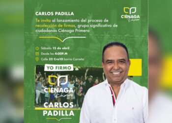 ¡Vamos a firmar por la esperanza»: Carlos Padilla