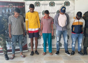 Capturados Cinco Presuntos Miembros del ‘Clan del Golfo’ en Pivijay