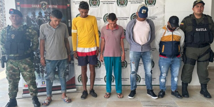 Capturados Cinco Presuntos Miembros del ‘Clan del Golfo’ en Pivijay