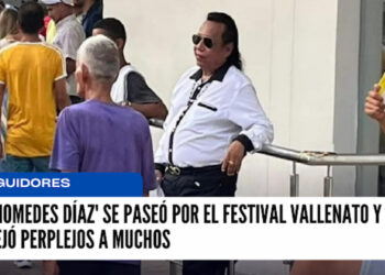 ‘Diomedes Díaz’ se Paseó por el Festival Vallenato y dejó Perplejos a Muchos.