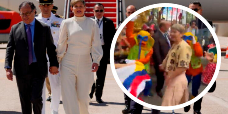 La Primera Dama Verónica Alcocer se Saltó el Protocolo y se le Midió a Bailar Mapalé en España.