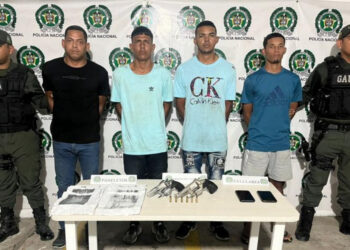 Capturan a Cuatro Tipos Antes de Atentar Contra Negocios en Malambo