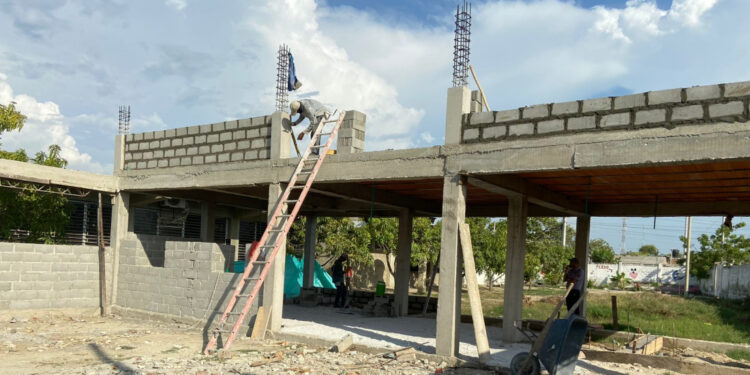 Avanzan las Obras de los Comedores en los Colegios del Municipio