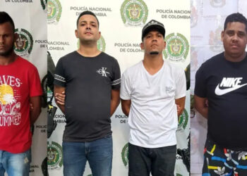La Policía Capturó a Cuatro, Supuestos Integrantes de Los Pachencas en Santa Marta.
