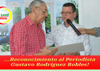 Reconocimiento al Periodista Gustavo Rodríguez Robles!