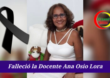 Falleció la Docente Ana Osio Lora