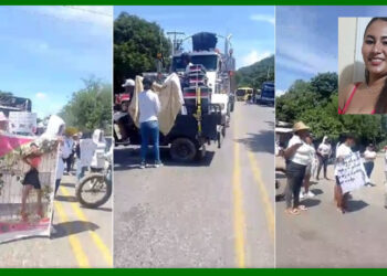 Manifestantes que bloquearon la Troncal de Oriente en Zona Bananera, Solicitan a la Fiscalía, Revisar Caso del Asesinato Wanda Lara Zapata.