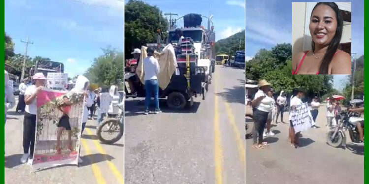 Manifestantes que bloquearon la Troncal de Oriente en Zona Bananera, Solicitan a la Fiscalía, Revisar Caso del Asesinato Wanda Lara Zapata.