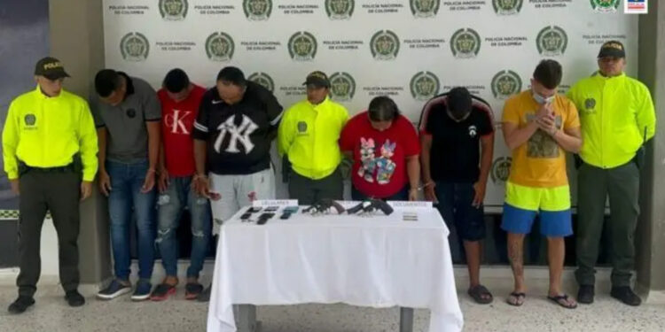 A la Cárcel Siete Presuntos Integrantes de la Banda ‘Los Detoditos’ en Valledupar