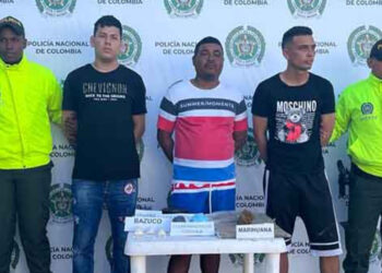 La Policía Metropolitana Capturó a 3 Expendedores de drogas en Santa Marta