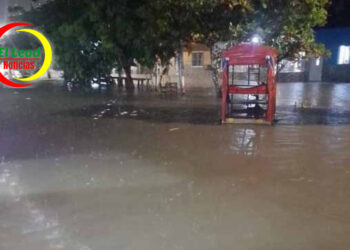 A raíz del Fuerte Aguacero que Cayo en Ciénaga, la ciudad se encuentra en Emergencia.