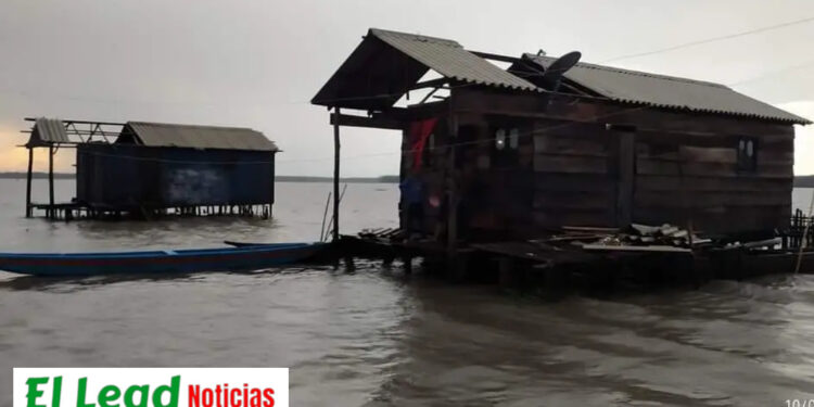 150 Familias Vivieron Noche de Terror por Vendaval en Nueva Venecia y Buenavista.