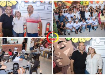 Hoy, agradecemos a @roby_quintom y todo su equipo de trabajo por acompañarnos en este proceso de transformación que queremos para Ciénaga.