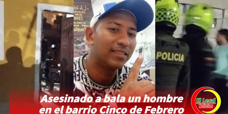 Asesinado a bala un hombre en el barrio Cinco de Febrero