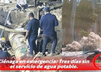 Ciénaga en emergencia: Tres días sin el servicio de agua potable. 