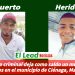 Un hecho criminal deja como saldo un muerto y dos heridos en el municipio de Ciénaga, Magdalena.
