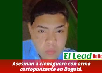 Asesinan a cienaguero con arma cortopunzante en Bogotá. 