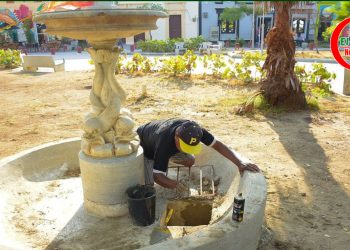 Ornato y embellecimiento de la Plaza del Centenario: Alcalde fernandez Quinto