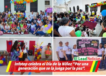 Infotep celebra el Día de la Niñez «Por una generación que se la juega por la paz».