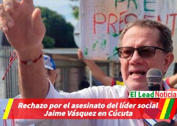 Rechazo por el asesinato del líder social Jaime Vásquez en Cúcuta