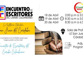 Este jueves y hasta el sábado, se realizará el XXI Encuentro de Escritores del Caribe Colombiano en Ciénaga, Magdalena.