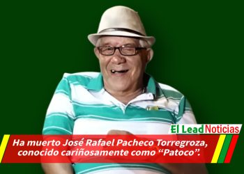 Ha muerto José Rafael Pacheco Torregroza, conocido cariñosamente como “Patoco”.