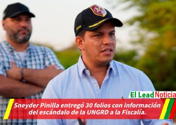 Sneyder Pinilla entregó 30 folios con información del escándalo de la UNGRD a la Fiscalía.