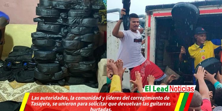 Las autoridades, la comunidad y líderes del corregimiento de Tasajera, se unieron para solicitar que devuelvan las guitarras hurtadas.