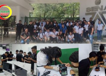 Estudiantes de Ingeniería Informática de Infotep realizan práctica de laboratorio en el Ambiente de Redes del SENA Gaira