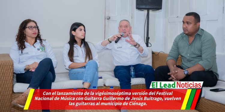 Con el lanzamiento de la vigésimoséptima versión del Festival Nacional de Música con Guitarra Guillermo de Jesús Buitrago, vuelven las guitarras al municipio de Ciénaga.