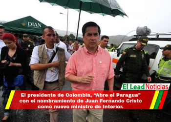 El presidente de Colombia, “Abre el Paragua” con el nombramiento de Juan Fernando Cristo como nuevo ministro de Interior.