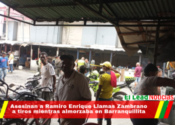 Asesinan a Ramiro Enrique Llamas Zambrano a tiros mientras almorzaba en Barranquillita