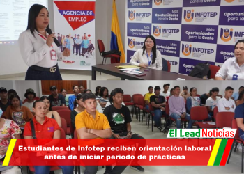 Estudiantes de Infotep reciben orientación laboral antes de iniciar periodo de prácticas