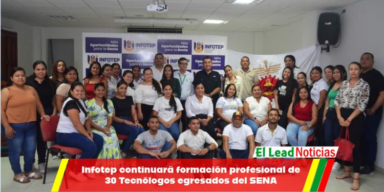 Infotep continuará formación profesional de 30 Tecnólogos egresados del SENA