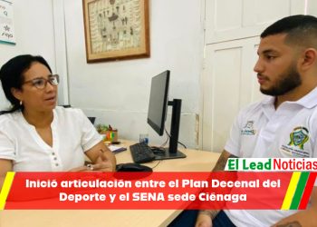 Inició articulación entre el Plan Decenal del Deporte y el SENA sede Ciénaga