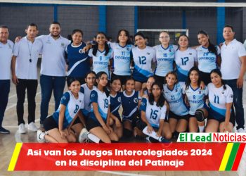 Asi van los Juegos Intercolegiados 2024 en la disciplina del Patinaje