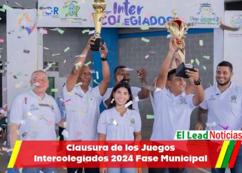 Clausura de los Juegos Intercolegiados 2024 Fase Municipal