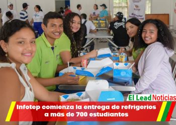 Infotep comienza la entrega de refrigerios a más de 700 estudiantes
