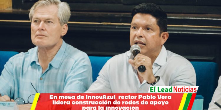 En mesa de InnovAzul, rector Pablo Vera lidera construcción de redes de apoyo para la innovación