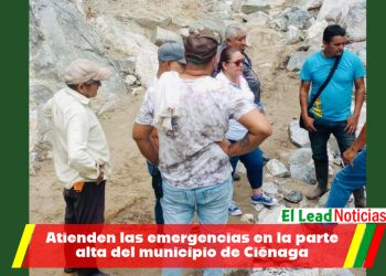 Atienden las emergencias en la parte alta del municipio de Ciénaga