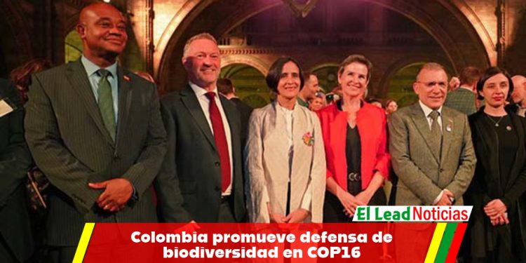 Colombia promueve defensa de biodiversidad en COP16