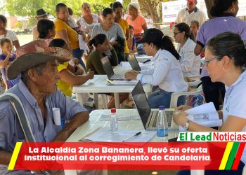 La Alcaldía Zona Bananera, llevó su oferta institucional al corregimiento de Candelaria.