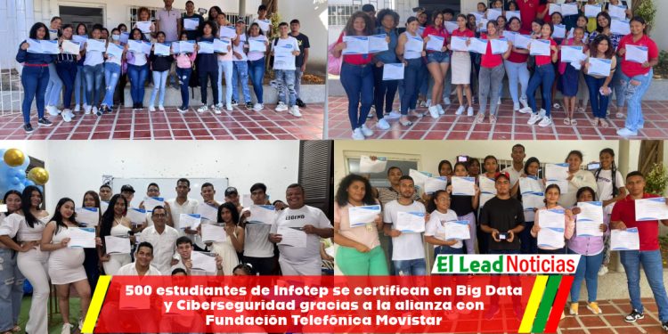500 estudiantes de Infotep se certifican en Big Data y Ciberseguridad gracias a la alianza con Fundación Telefónica Movistar