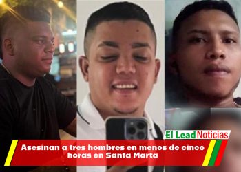 Asesinan a tres hombres en menos de cinco horas en Santa Marta