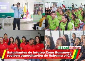 Estudiantes de Infotep Zona Bananera reciben capacitación de Asbama e ICA