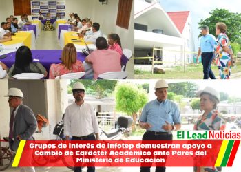 Grupos de Interés de Infotep demuestran apoyo a Cambio de Carácter Académico ante Pares del Ministerio de Educación