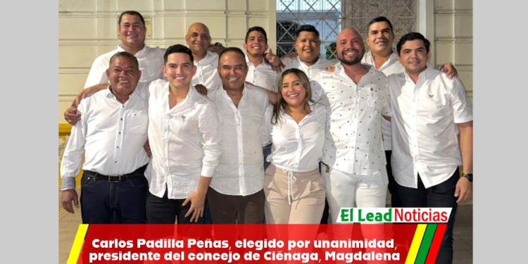 Carlos Padilla Peñas, elegido por unanimidad, presidente del concejo de Ciénaga, Magdalena 
