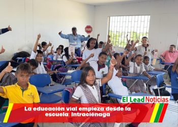 La educación vial empieza desde la escuela: Intraciénaga