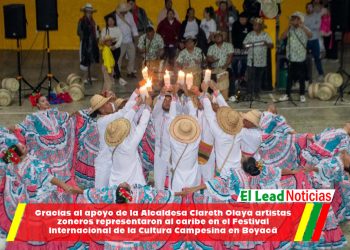 Gracias al apoyo de la Alcaldesa Clareth Olaya artistas zoneros representaron al caribe en el Festival Internacional de la Cultura Campesina en Boyacá
