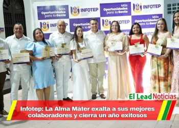 Noche para brillar en Infotep: La Alma Máter exalta a sus mejores colaboradores y cierra un año exitoso